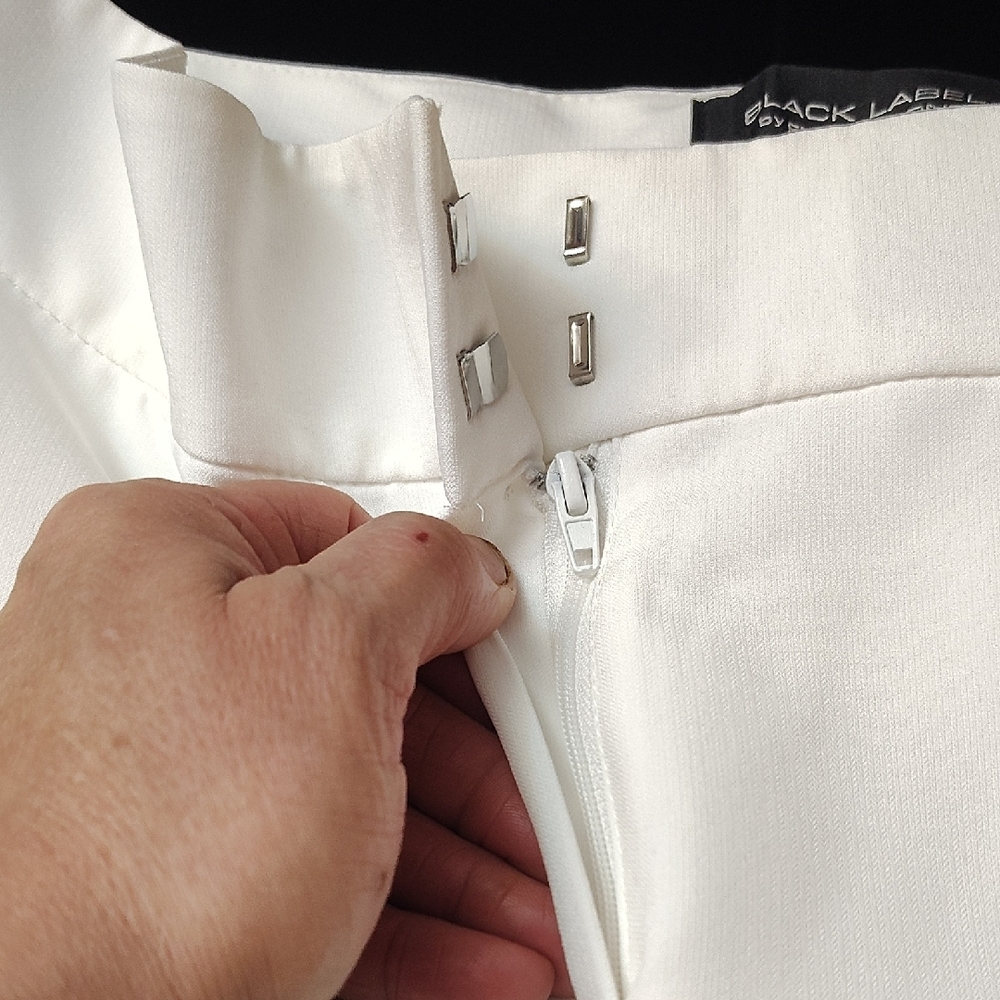 Black Label Crisp White Trousers - Picture 7 of 14